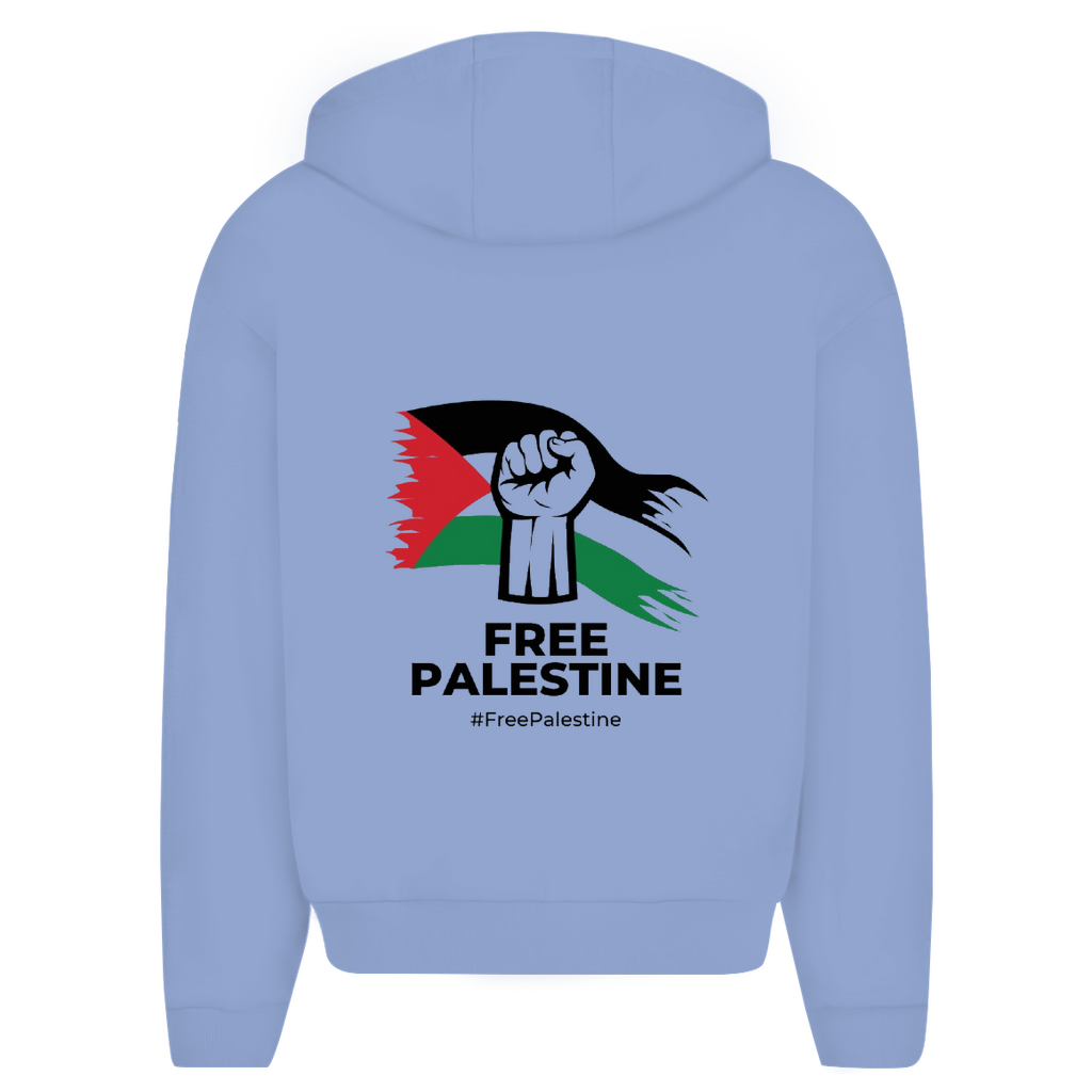 Herren Zipper Free Palestine