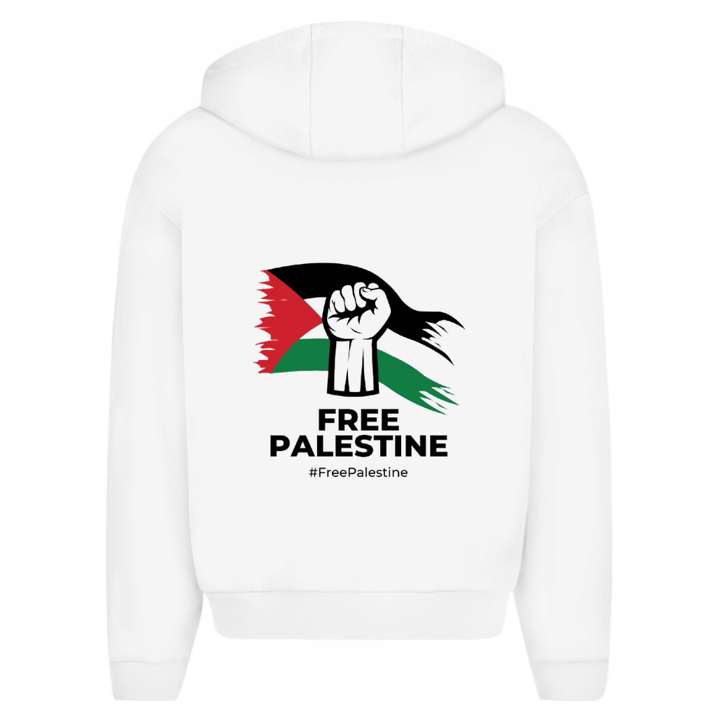 Herren Zipper Free Palestine