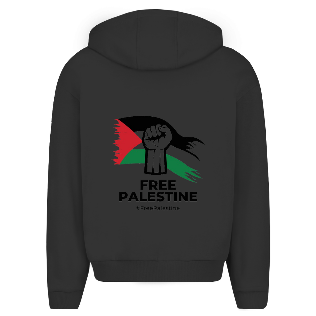 Herren Zipper Free Palestine